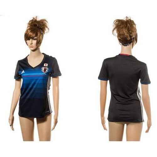 Womens Japan Blank Home Soccer Country Jersey Womens Japan Blank Home Soccer Country Jersey