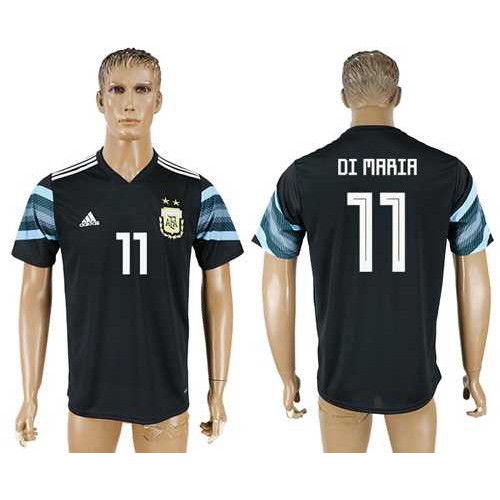Argentina #11 Di Maria Away Soccer Country Jersey Argentina #11 Di Maria Away Soccer Country Jersey