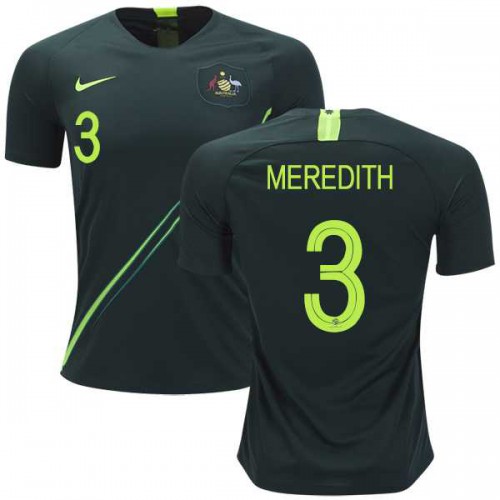 Australia #3 Meredith Away Soccer Country Jersey Australia #3 Meredith Away Soccer Country Jersey