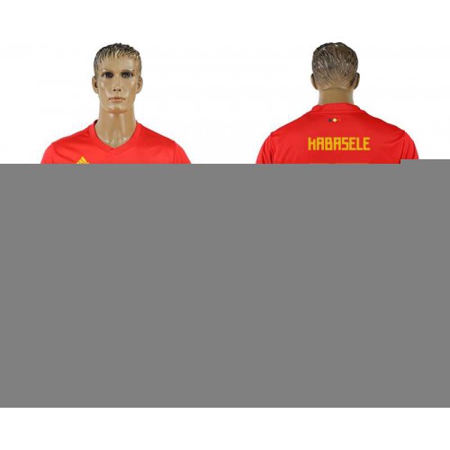 Belgium #19 KABASELE Home 2018 FIFA World Cup Soccer Jersey Belgium #19 KABASELE Home 2018 FIFA World Cup Soccer Jersey