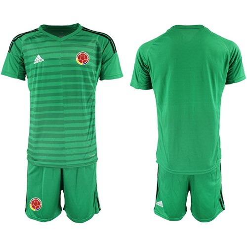 Colombia Blank Army Green Goalkeeper Soccer Country Jersey Colombia Blank Army Green Goalkeeper Soccer Country Jersey