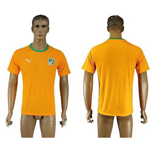 Cote dlvoire Blank Home Soccer Country Jersey Cote dlvoire Blank Home Soccer Country Jersey