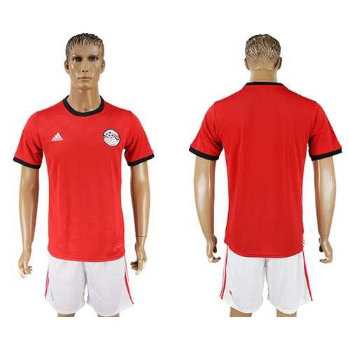 Egypt Blank Red Home Soccer Country Jersey Egypt Blank Red Home Soccer Country Jersey