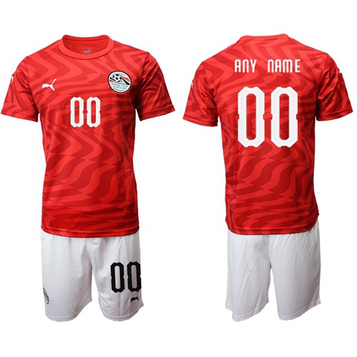 Egypt Personalized Home Soccer Country Jersey Egypt Personalized Home Soccer Country Jersey