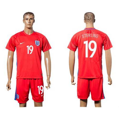 England #19 Sterling Away Soccer Country Jersey England #19 Sterling Away Soccer Country Jersey