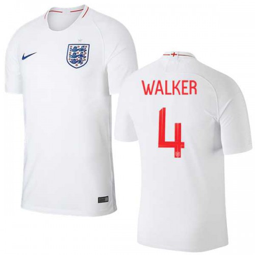 England #4 Walker Home Thai Version Soccer Country Jersey England #4 Walker Home Thai Version Soccer Country Jersey
