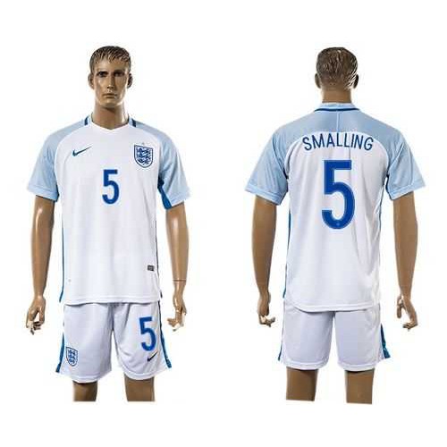England #5 Smalling Home Soccer Country Jersey England #5 Smalling Home Soccer Country Jersey