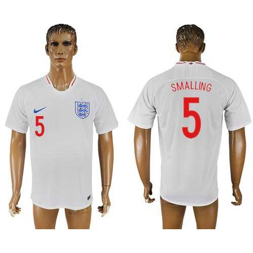 England #5 Smalling Home Thai Version Soccer Country Jersey England #5 Smalling Home Thai Version Soccer Country Jersey