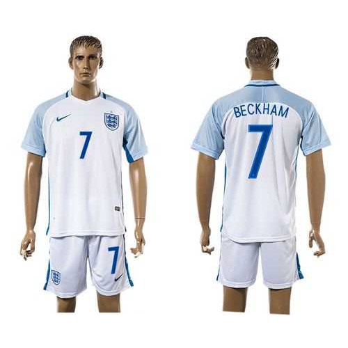 England #7 Beckham Home Soccer Country Jersey England #7 Beckham Home Soccer Country Jersey