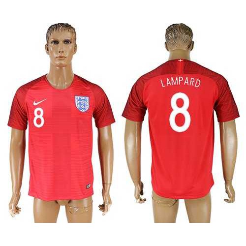 England #8 Lampard Away Soccer Country Jersey England #8 Lampard Away Soccer Country Jersey