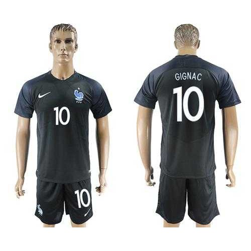 France #10 Gignac Away Soccer Country Jersey France #10 Gignac Away Soccer Country Jersey