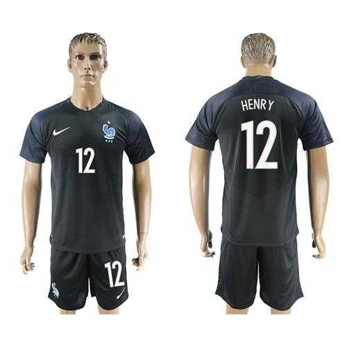 France #12 Henry Away Soccer Country Jersey France #12 Henry Away Soccer Country Jersey