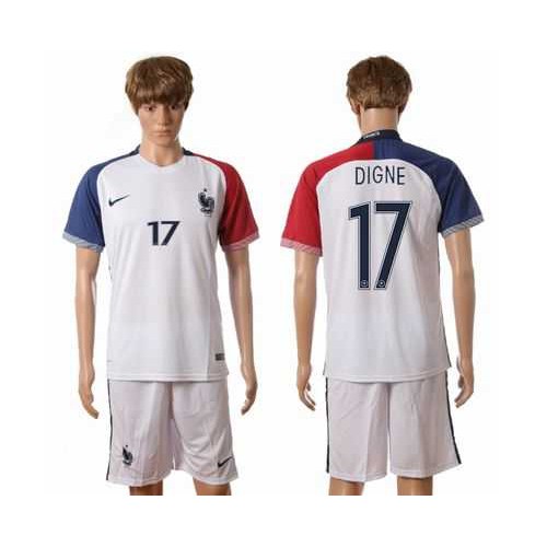 France #17 Digne Away Soccer Country Jersey France #17 Digne Away Soccer Country Jersey