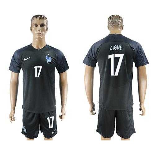 France #17 Digne Away Soccer Country Jersey France #17 Digne Away Soccer Country Jersey