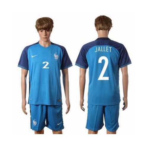 France #2 Jallet Home Soccer Country Jersey France #2 Jallet Home Soccer Country Jersey