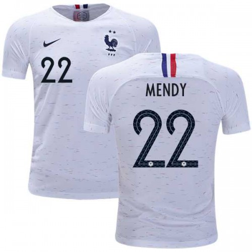 France #22 Mendy Away Kid Soccer Country Jersey France #22 Mendy Away Kid Soccer Country Jersey