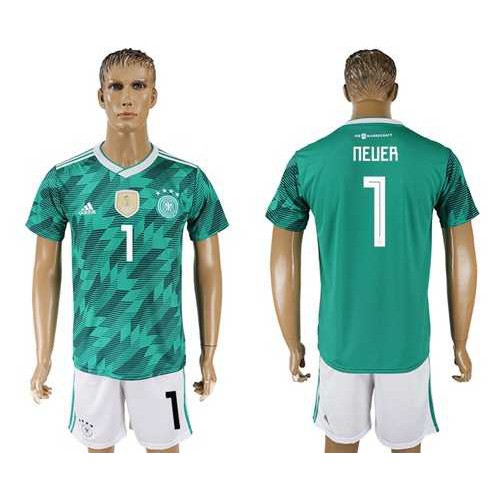 Germany #1 Neuer Away Soccer Country Jersey Germany #1 Neuer Away Soccer Country Jersey