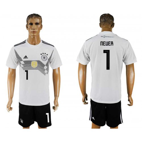 Germany #1 NEUER Home 2018 FIFA World Cup Soccer Jersey Germany #1 NEUER Home 2018 FIFA World Cup Soccer Jersey