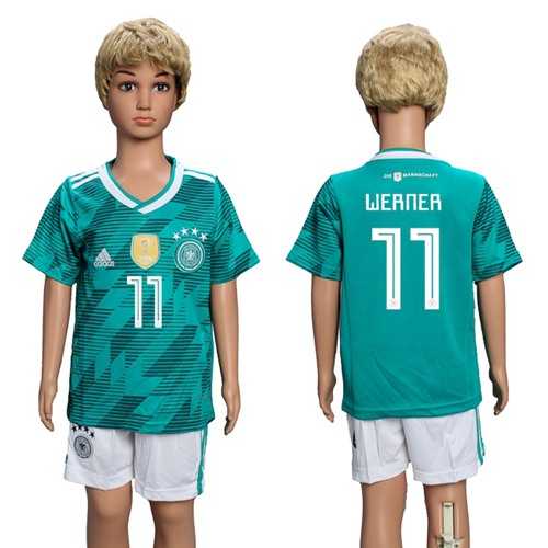 Germany #11 Werner Away Kid Soccer Country Jersey Germany #11 Werner Away Kid Soccer Country Jersey