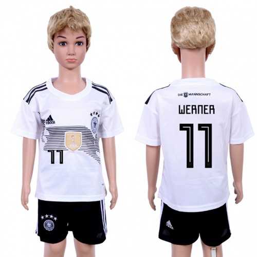 Germany #11 Werner Home Kid Soccer Country Jersey Germany #11 Werner Home Kid Soccer Country Jersey