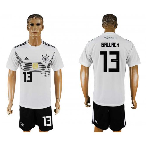 Germany #13 BALLACK Home 2018 FIFA World Cup Soccer Jersey Germany #13 BALLACK Home 2018 FIFA World Cup Soccer Jersey