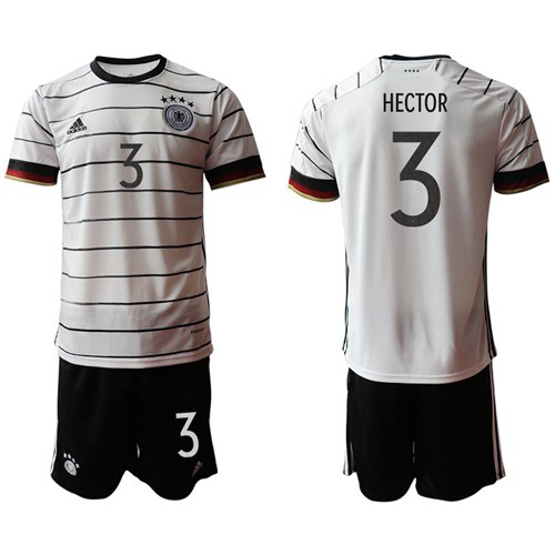 Germany #3 Hector White Home Soccer Country Jersey Germany #3 Hector White Home Soccer Country Jersey