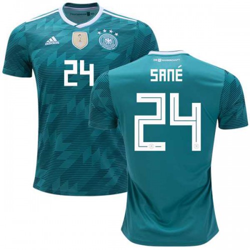 Germany #24 Sane Away Soccer Country Jersey Germany #24 Sane Away Soccer Country Jersey