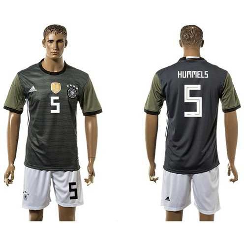 Germany #5 Hummels Away Soccer Country Jersey Germany #5 Hummels Away Soccer Country Jersey