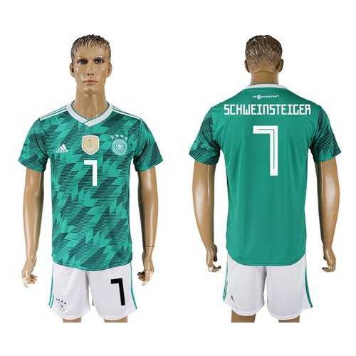 Germany #7 Schweinsteiger Away Soccer Country Jersey Germany #7 Schweinsteiger Away Soccer Country Jersey