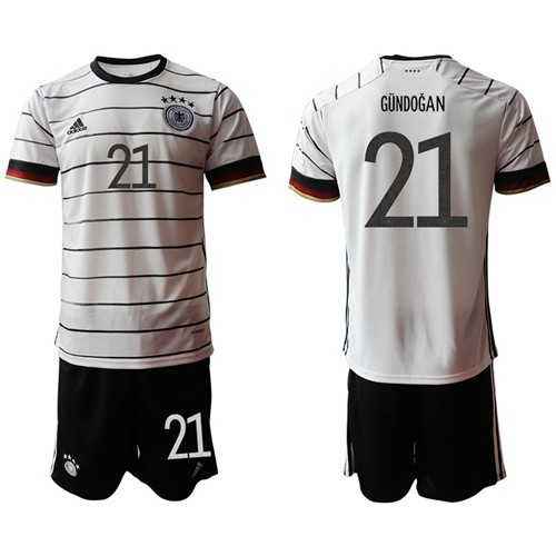 Germany #8 Gundogan White Home Soccer Country Jersey Germany #8 Gundogan White Home Soccer Country Jersey