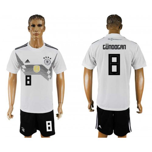 Germany #8 GUNDOGAN Home 2018 FIFA World Cup Soccer Jersey Germany #8 GUNDOGAN Home 2018 FIFA World Cup Soccer Jersey