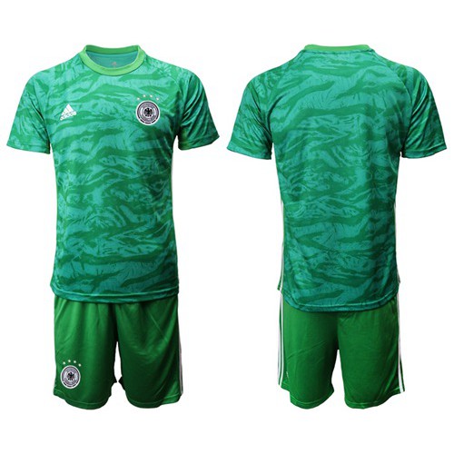 Germany Blank Green Goalkeeper Soccer Country Jersey Germany Blank Green Goalkeeper Soccer Country Jersey