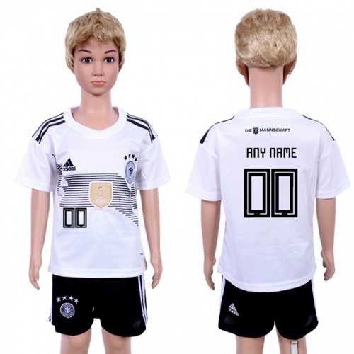 Germany Personalized Home Kid Soccer Country Jersey Germany Personalized Home Kid Soccer Country Jersey