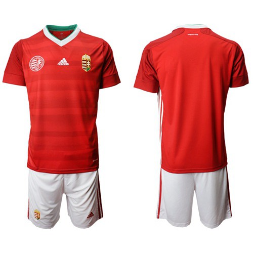 Hungary Blank Home Soccer Country Jersey Hungary Blank Home Soccer Country Jersey