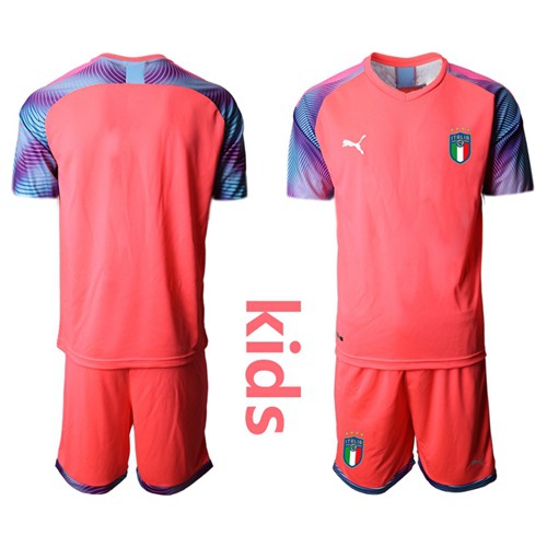 Italy Blank Pink Goalkeeper Kid Soccer Country Jersey Italy Blank Pink Goalkeeper Kid Soccer Country Jersey