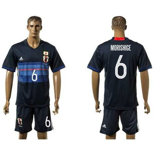 Japan #6 Morishige Home Soccer Country Jersey Japan #6 Morishige Home Soccer Country Jersey