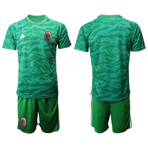 Mexico Blank Green Goalkeeper Soccer Country Jersey Mexico Blank Green Goalkeeper Soccer Country Jersey