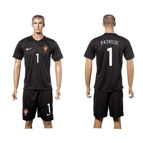 Portugal #1 Patricio SEC Away Soccer Country Jersey Portugal #1 Patricio SEC Away Soccer Country Jersey