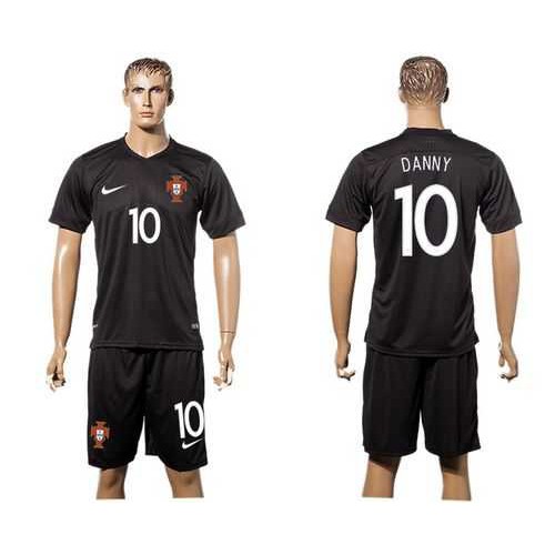 Portugal #10 Danny SEC Away Soccer Country Jersey Portugal #10 Danny SEC Away Soccer Country Jersey